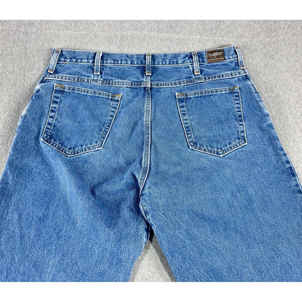 All American Jeans Men's 38 USA Made Quality Heavy Denim 100%‎ Cotton Work Pants